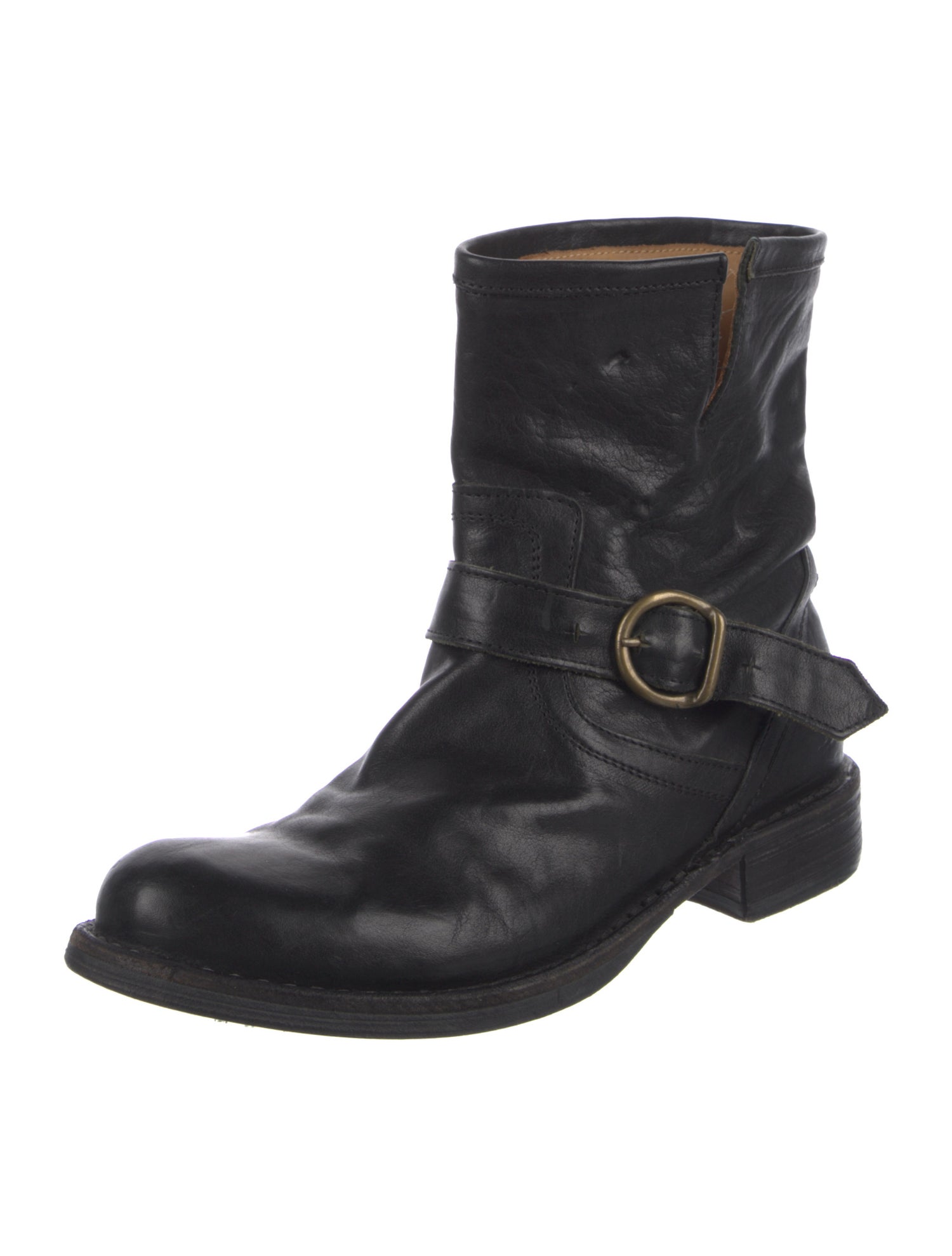 Fiorentini + Baker Leather Moto Boots