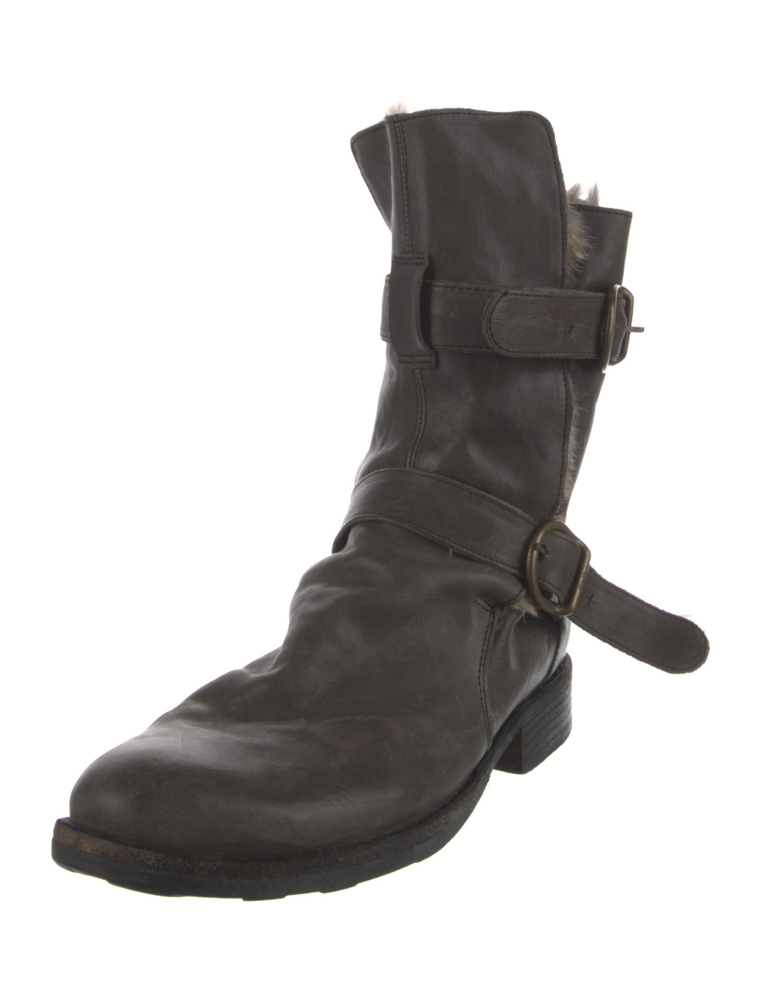 Fiorentini + Baker Leather Moto Boots