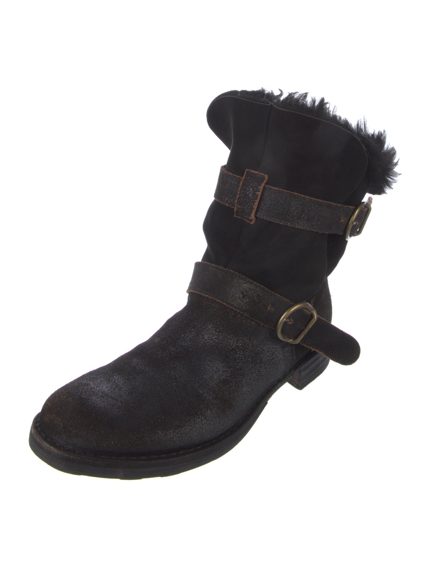 Fiorentini + Baker Leather Moto Boots