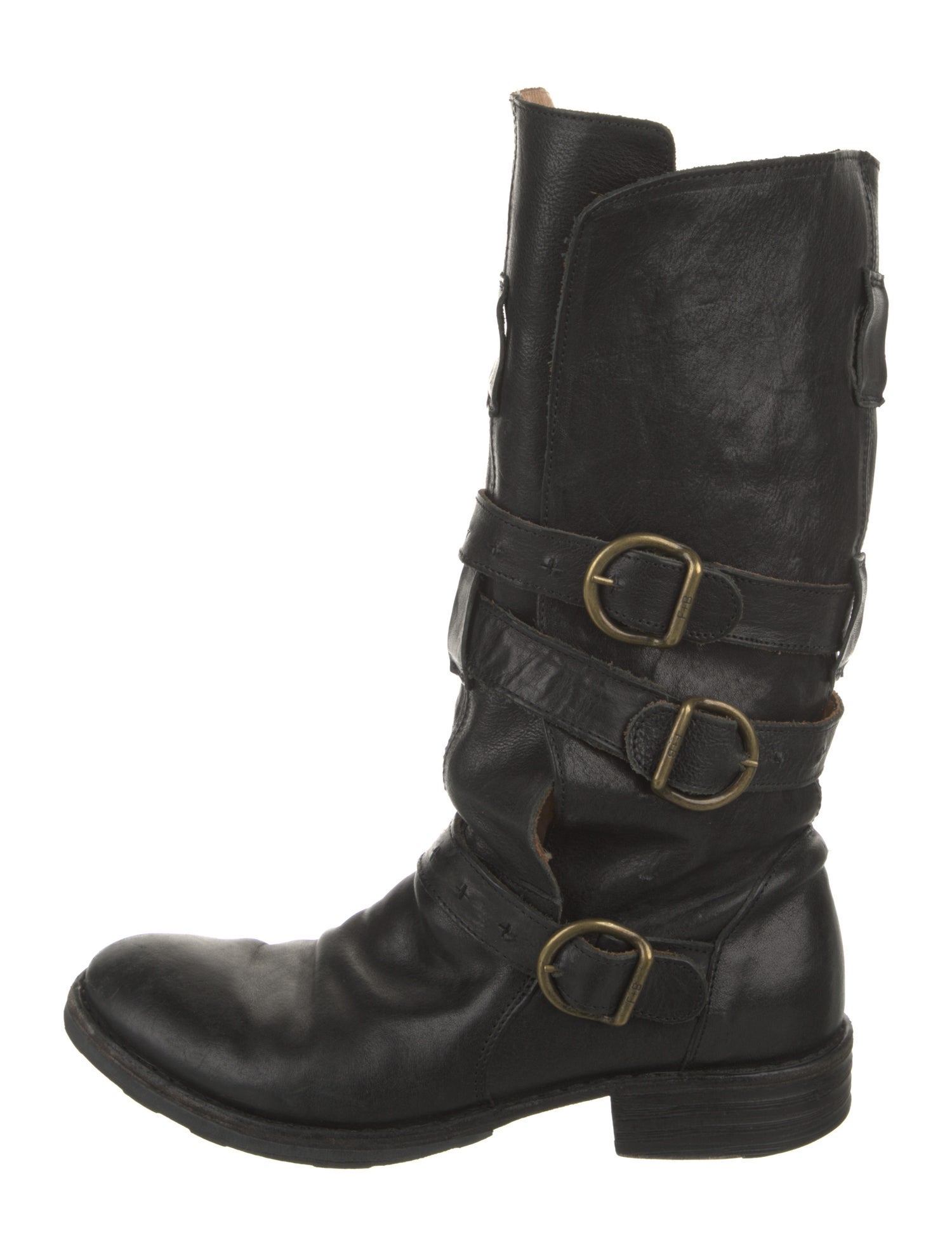 Fiorentini + Baker Leather Moto Boots