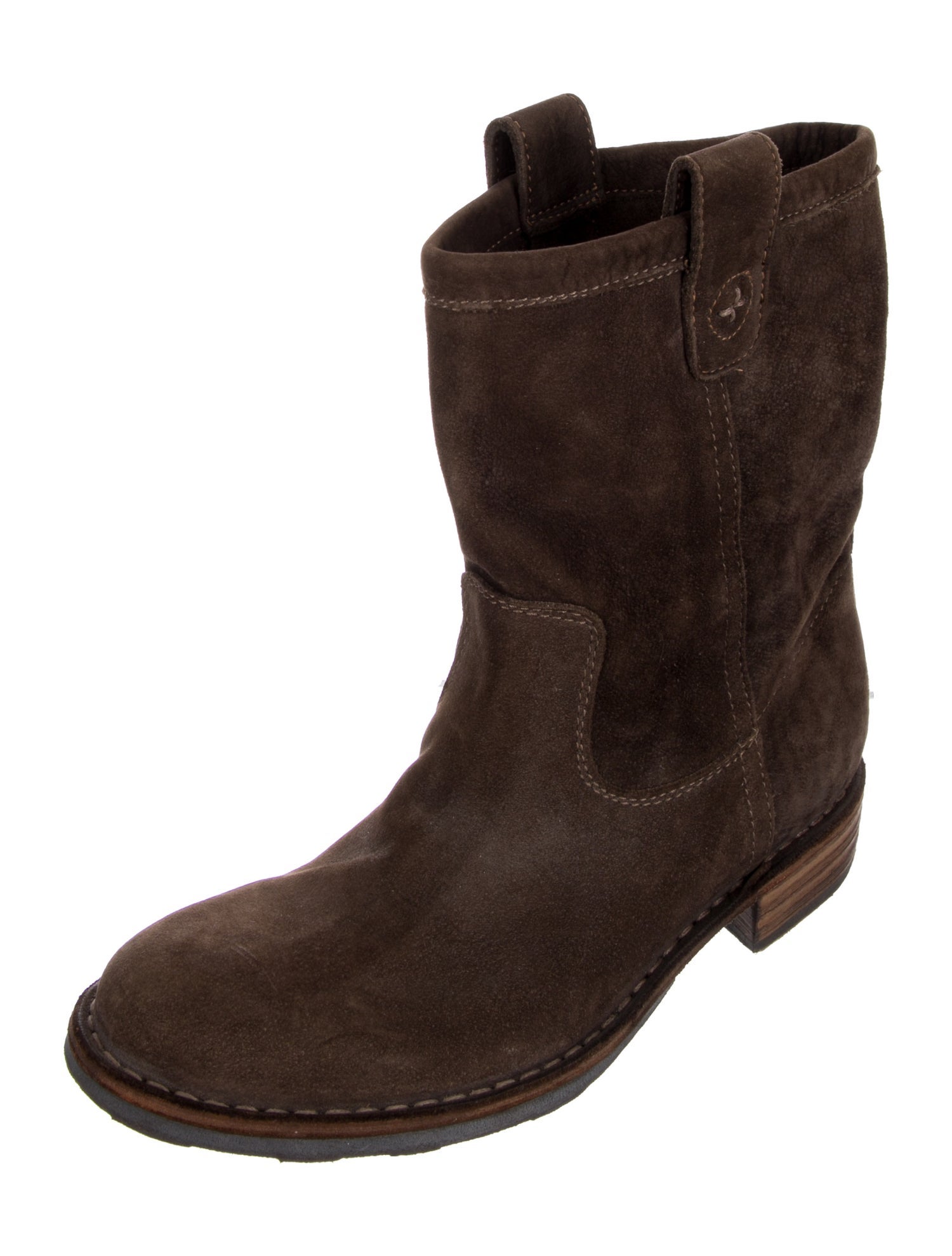 Fiorentini + Baker Suede Moto Boots
