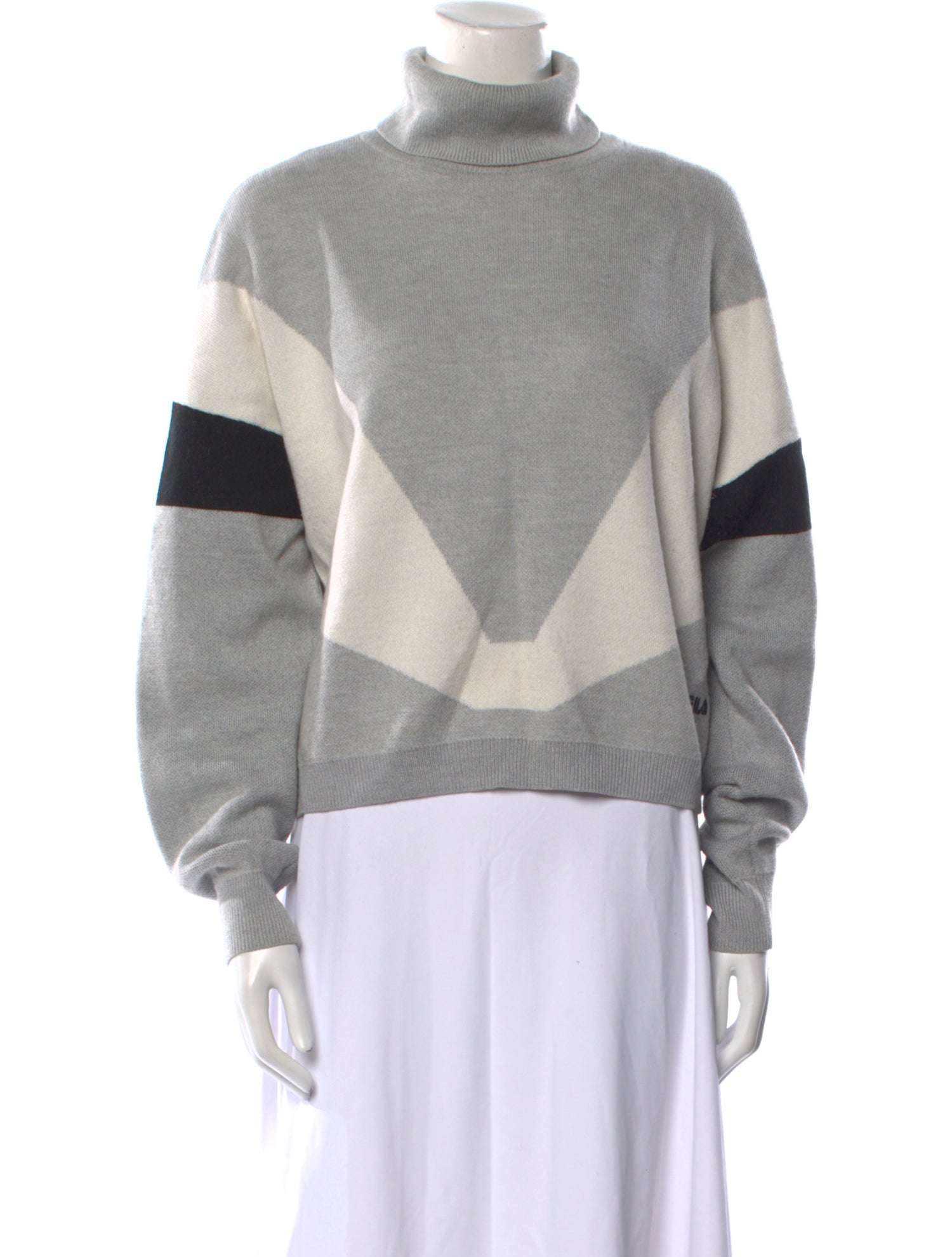 Fila x Bandier Printed Turtleneck Sweater