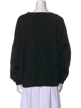 Fila x Bandier V-Neck Long Sleeve Sweatshirt