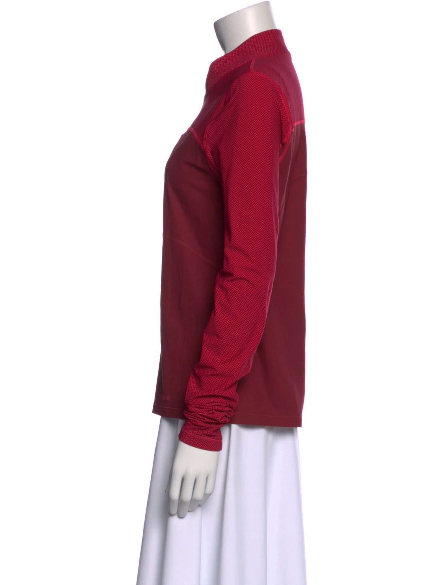 Fila x Bandier Mock Neck Long Sleeve Sweatshirt