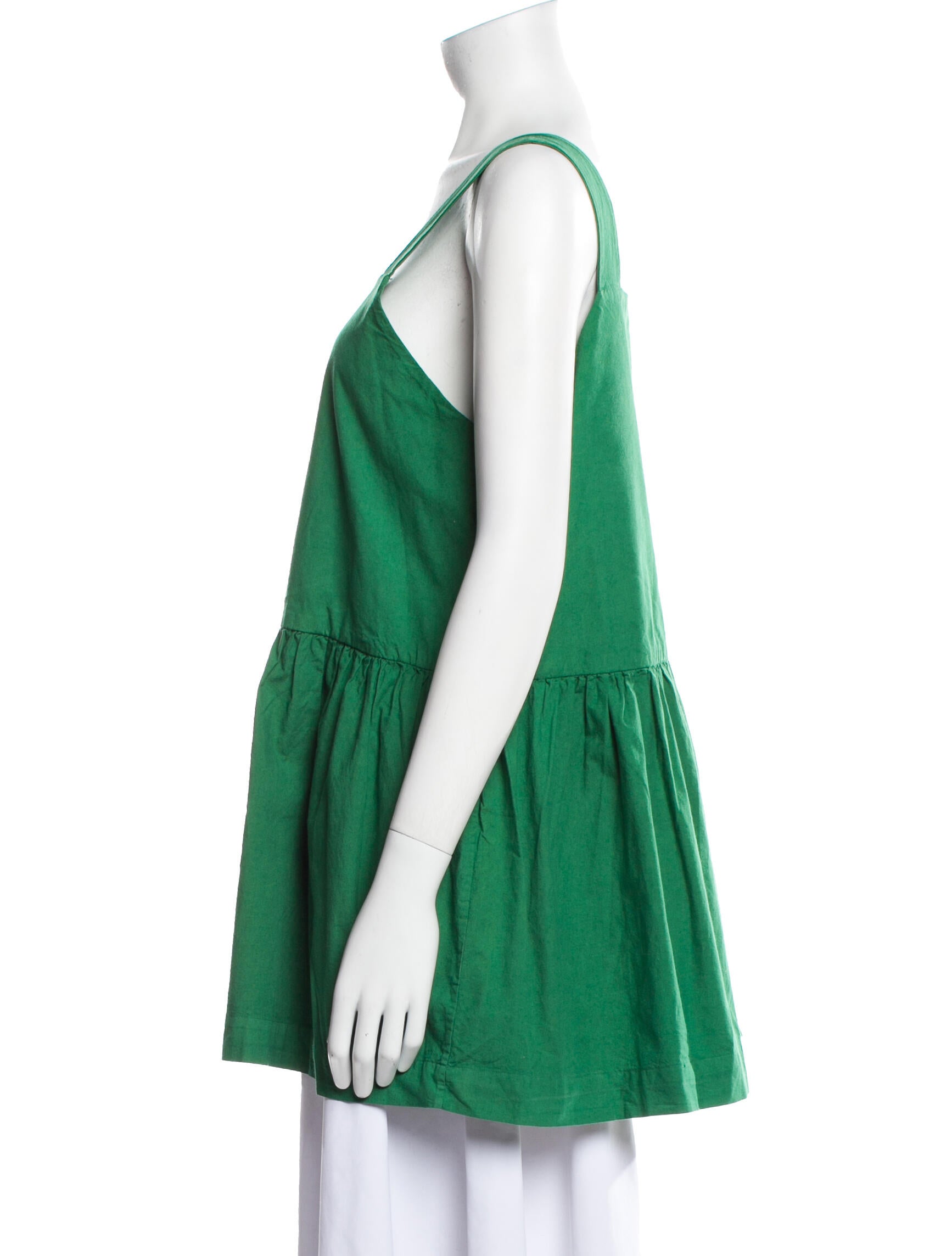 Fabiana Pigna Square Neckline Sleeveless Tunic