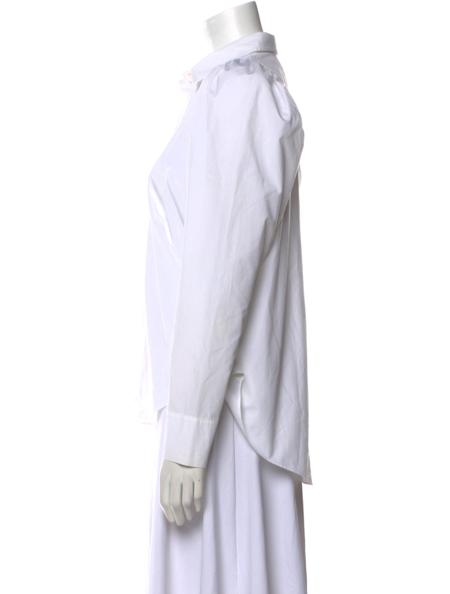 Fabiana Pigna Long Sleeve Button-Up Top