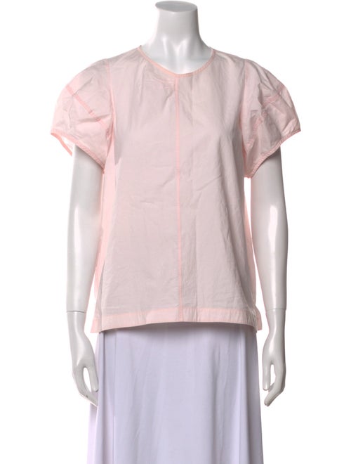 Fabiana Pigna Crew Neck Short Sleeve Blouse