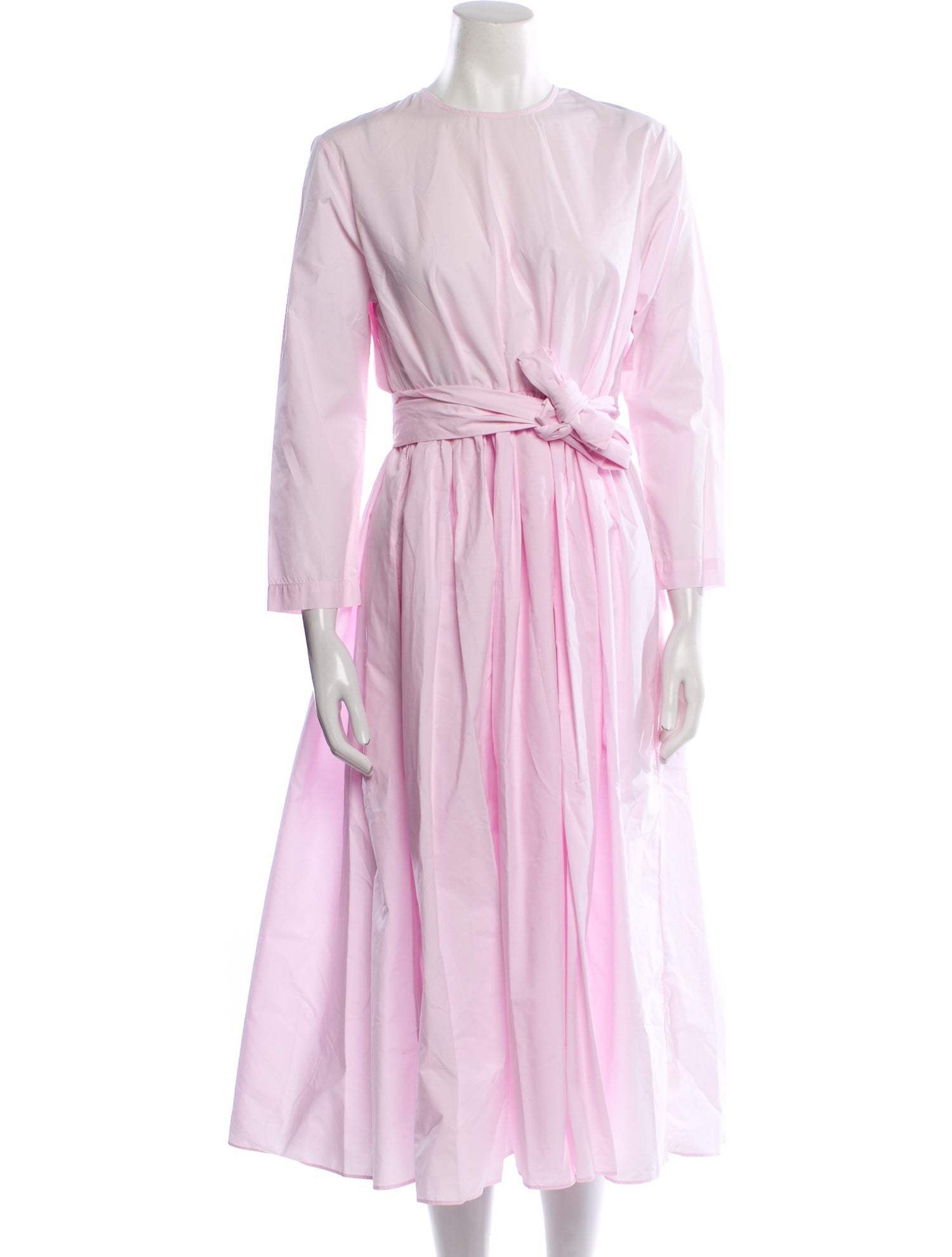 Fabiana Pigna Crew Neck Long Dress