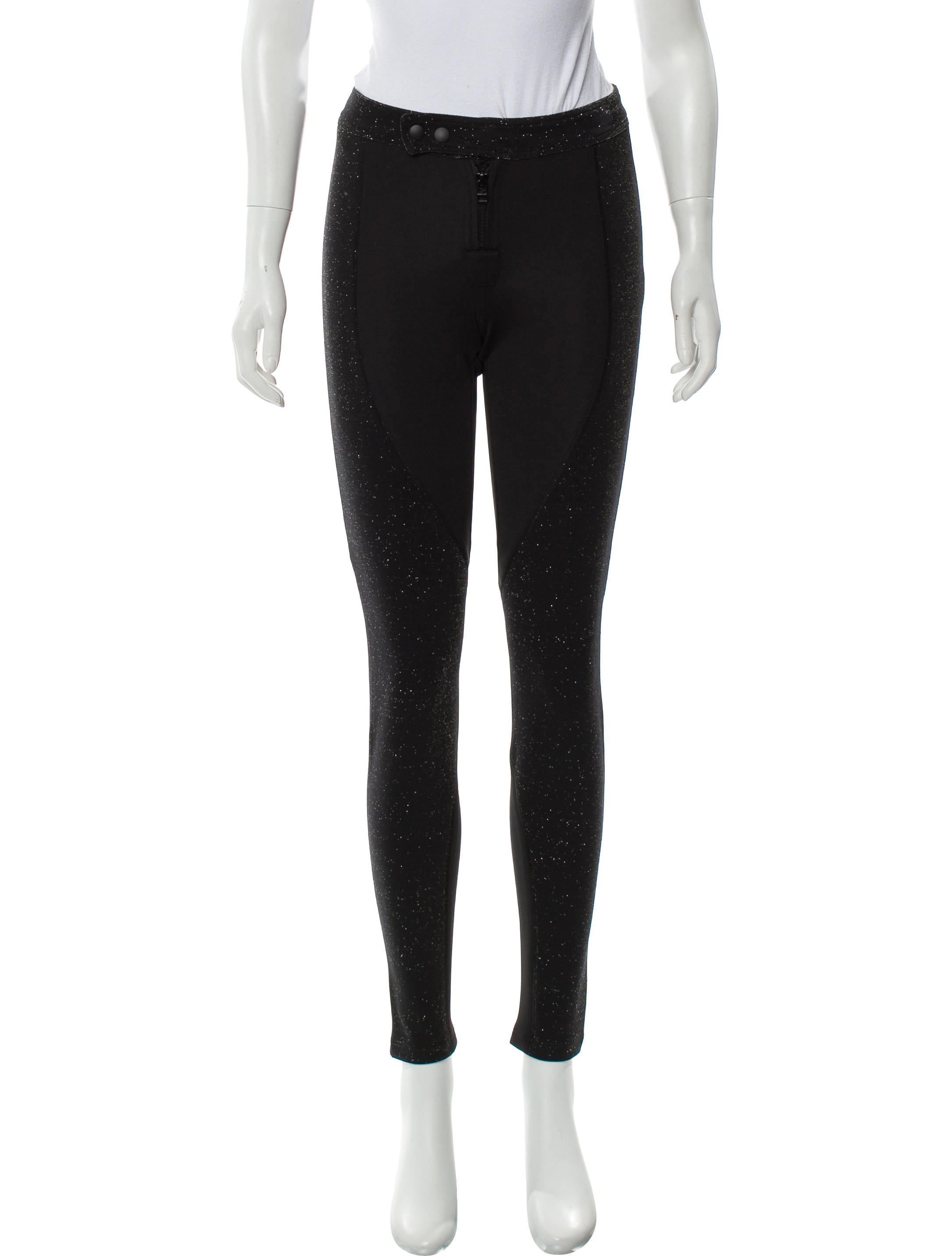 Faith Connexion Lurex Mid-Rise Pants