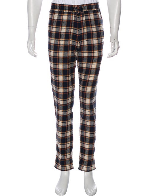 Faith Connexion Plaid Lounge Pants navy