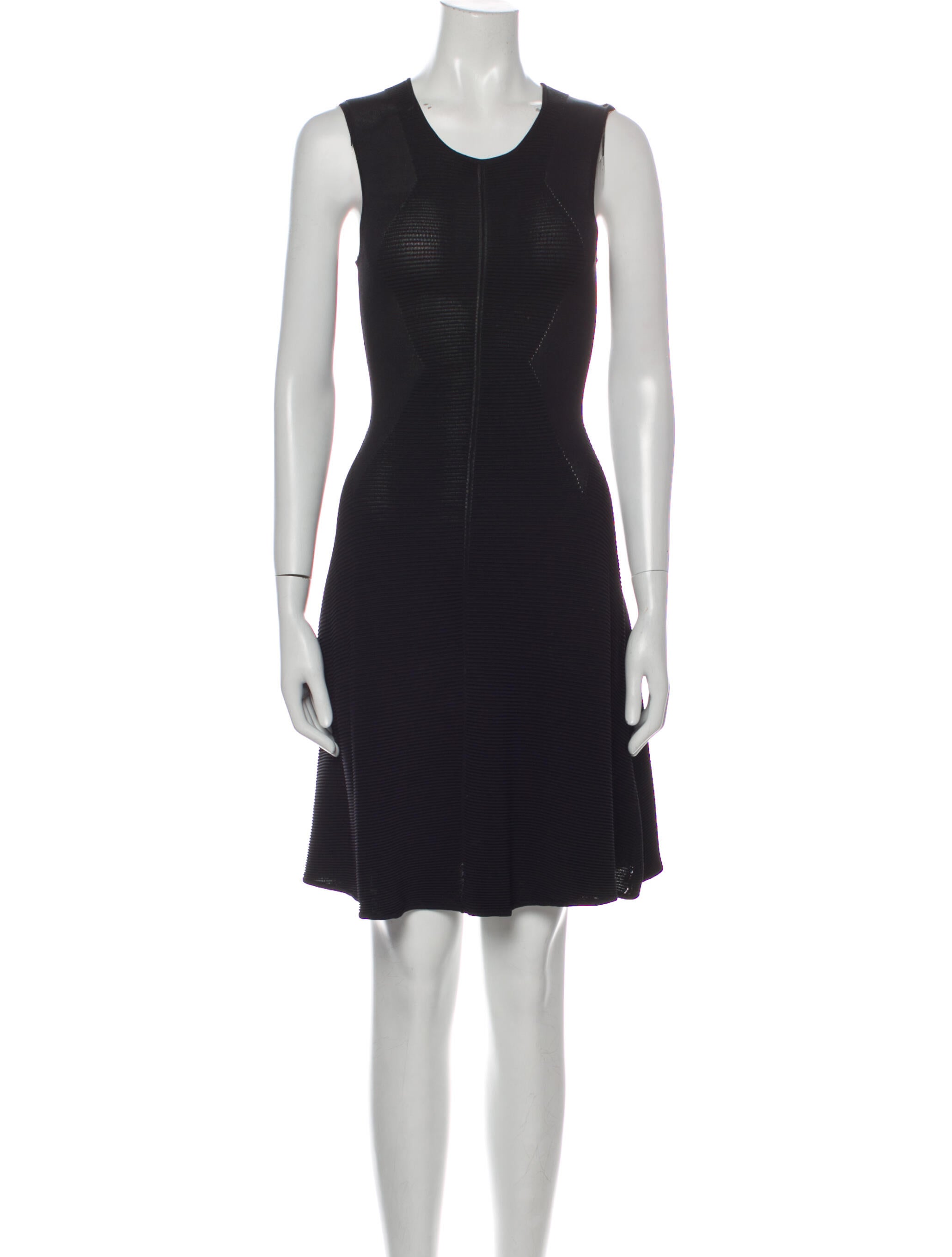 Faith Connexion Scoop Neck Knee-Length Dress