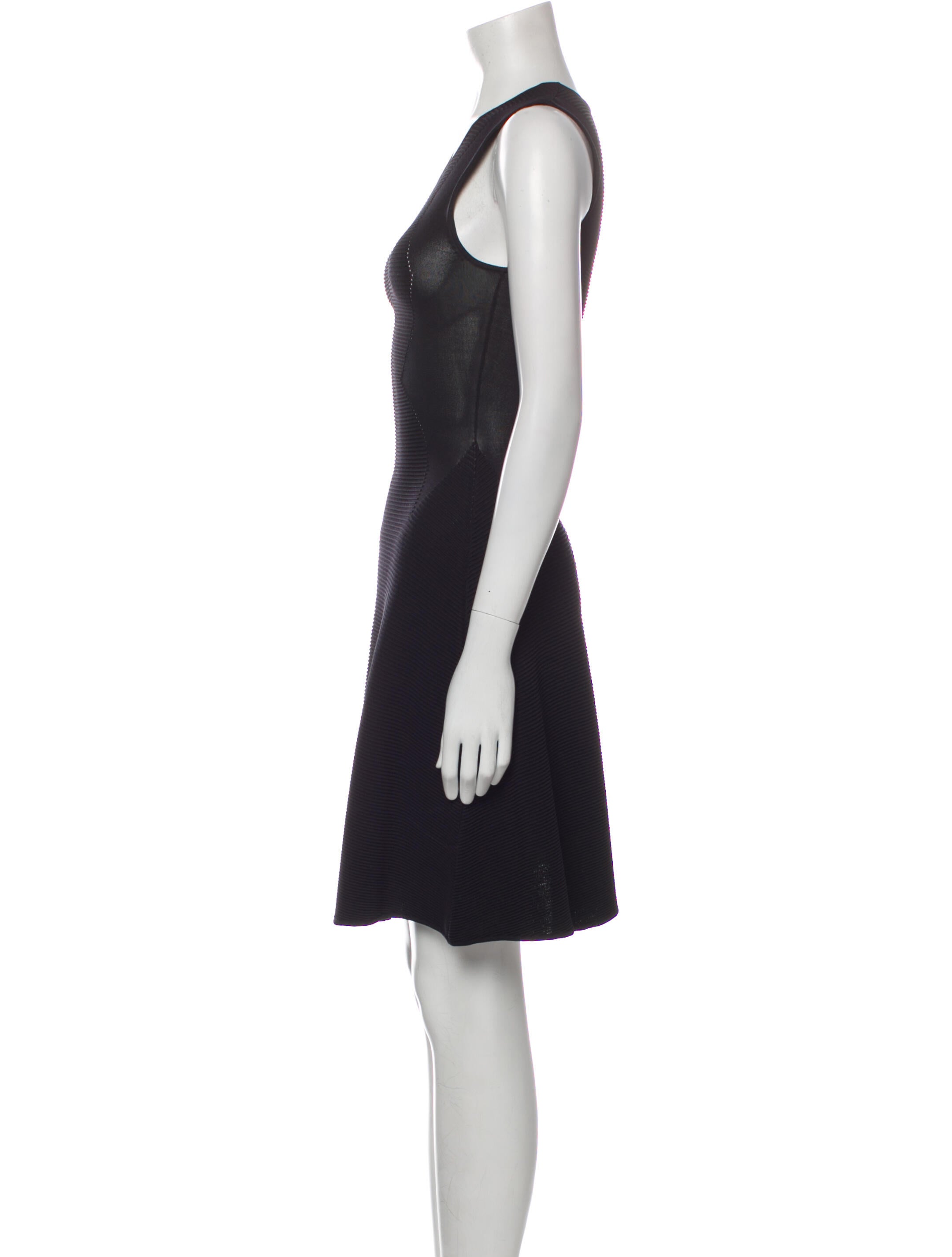 Faith Connexion Scoop Neck Knee-Length Dress