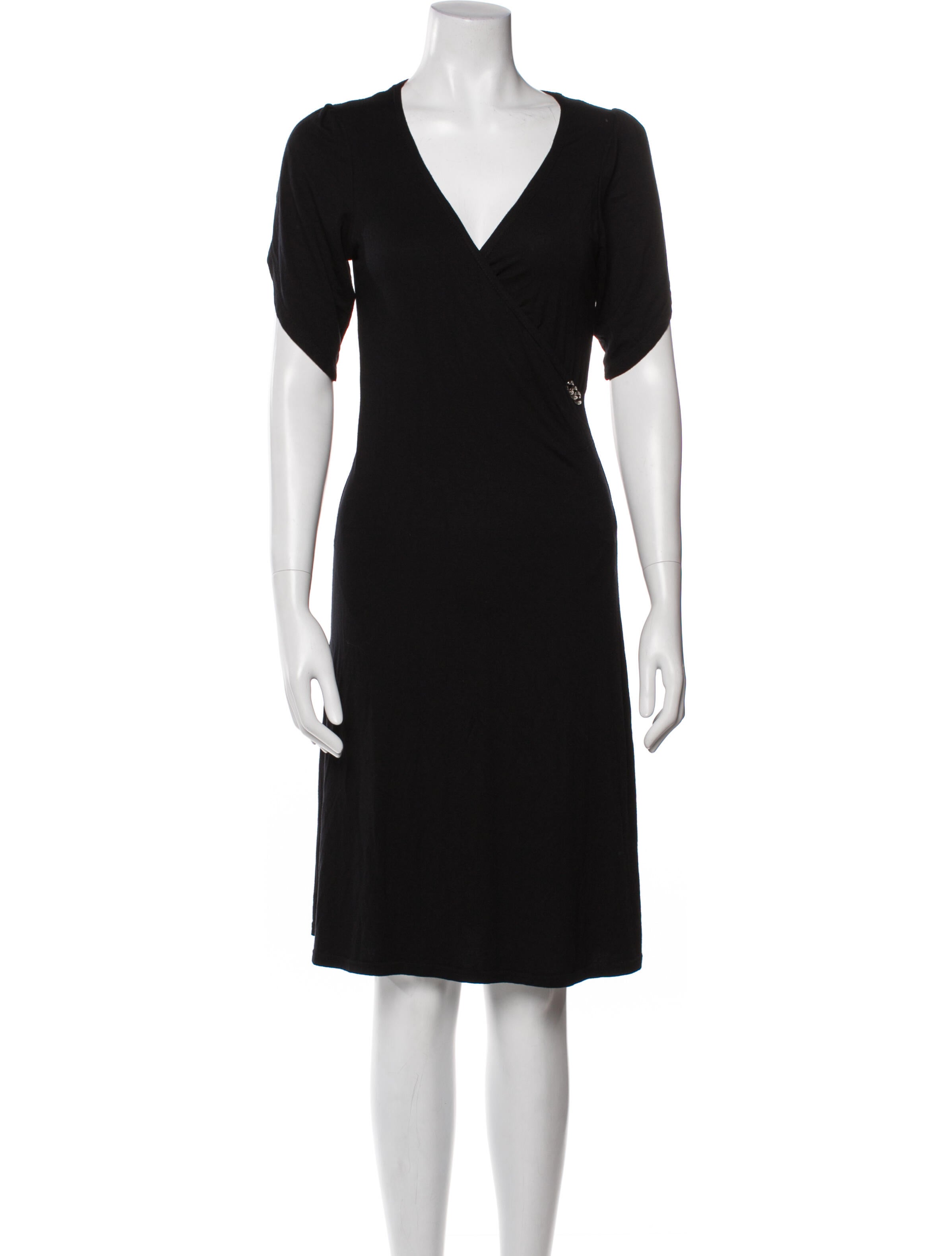 Faith Connexion V-Neck Knee-Length Dress