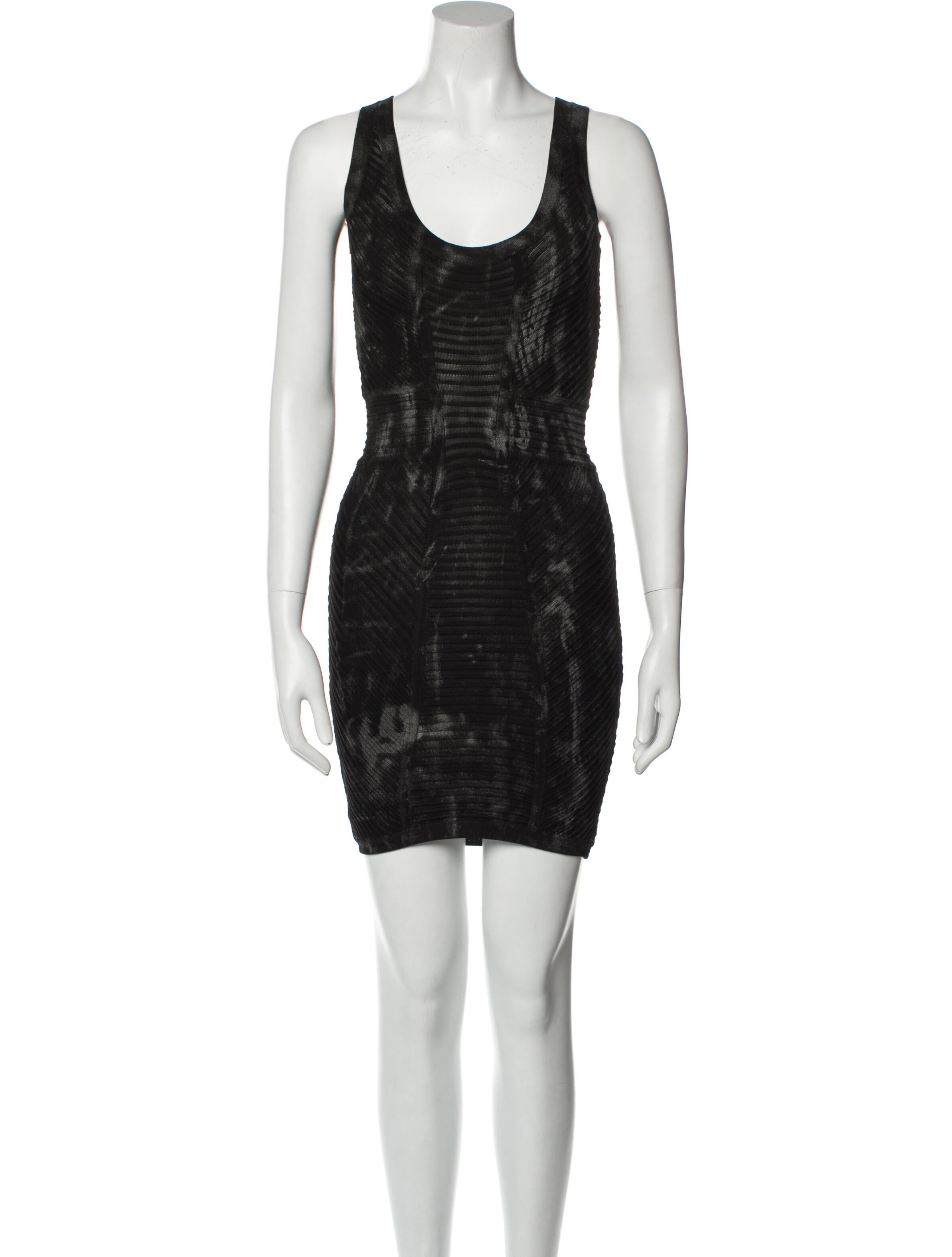 Faith Connexion Scoop Neck Mini Dress