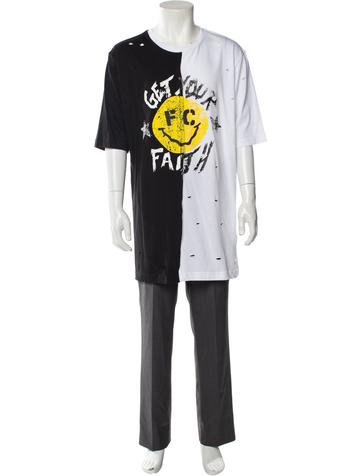 Faith Connexion Graphic Print Crew Neck T-Shirt w/ Tags