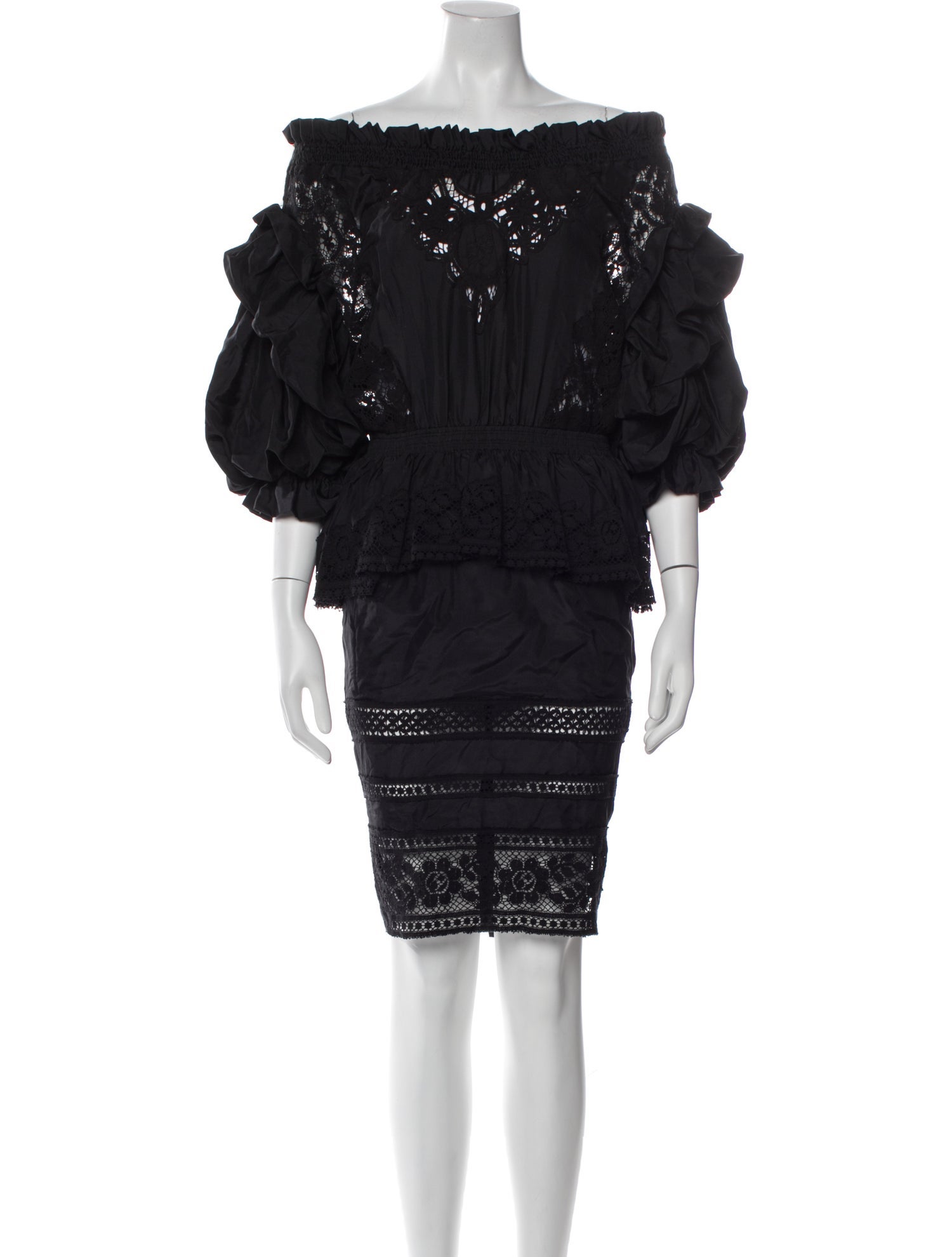 Faith Connexion Silk Knee-Length Dress