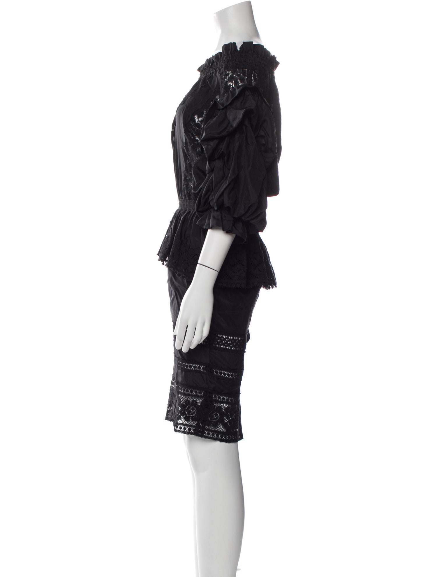 Faith Connexion Silk Knee-Length Dress