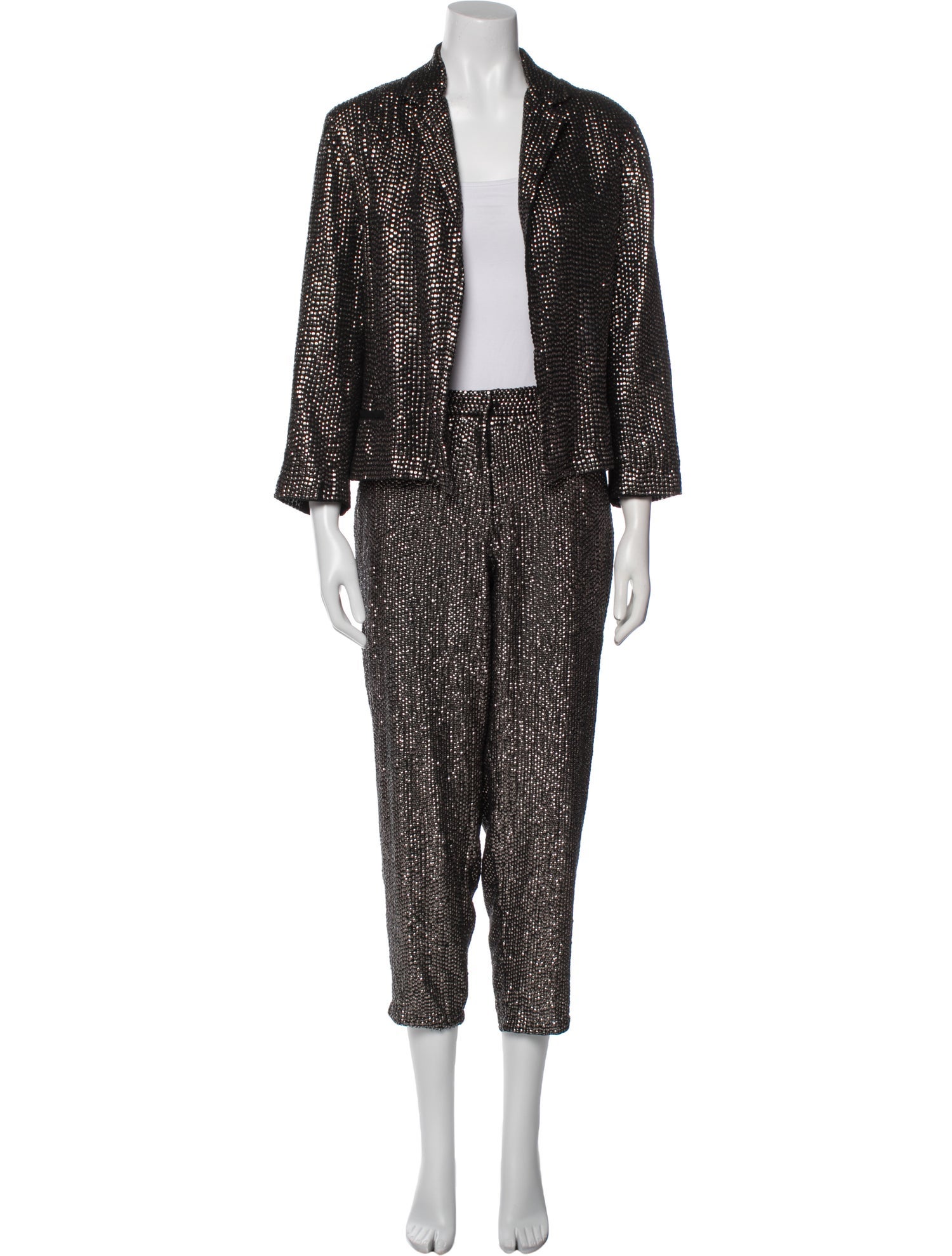 Faith Connexion Sequin Embellishments Pantsuit