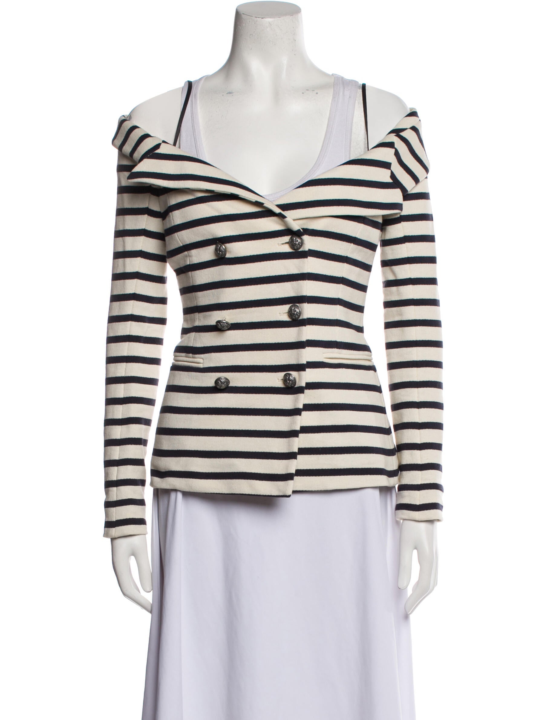 Faith Connexion Striped Blazer