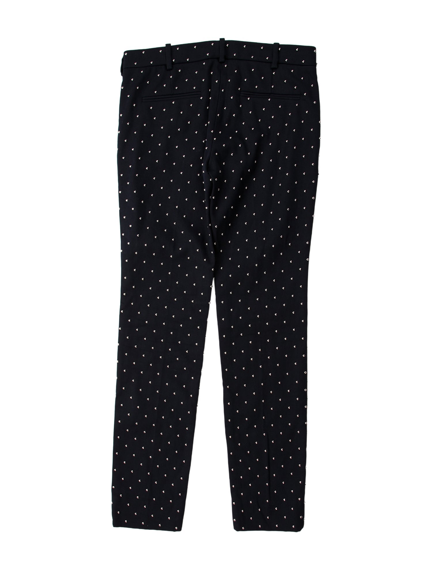Faith Connexion Polka Dot Print Straight Leg Pants