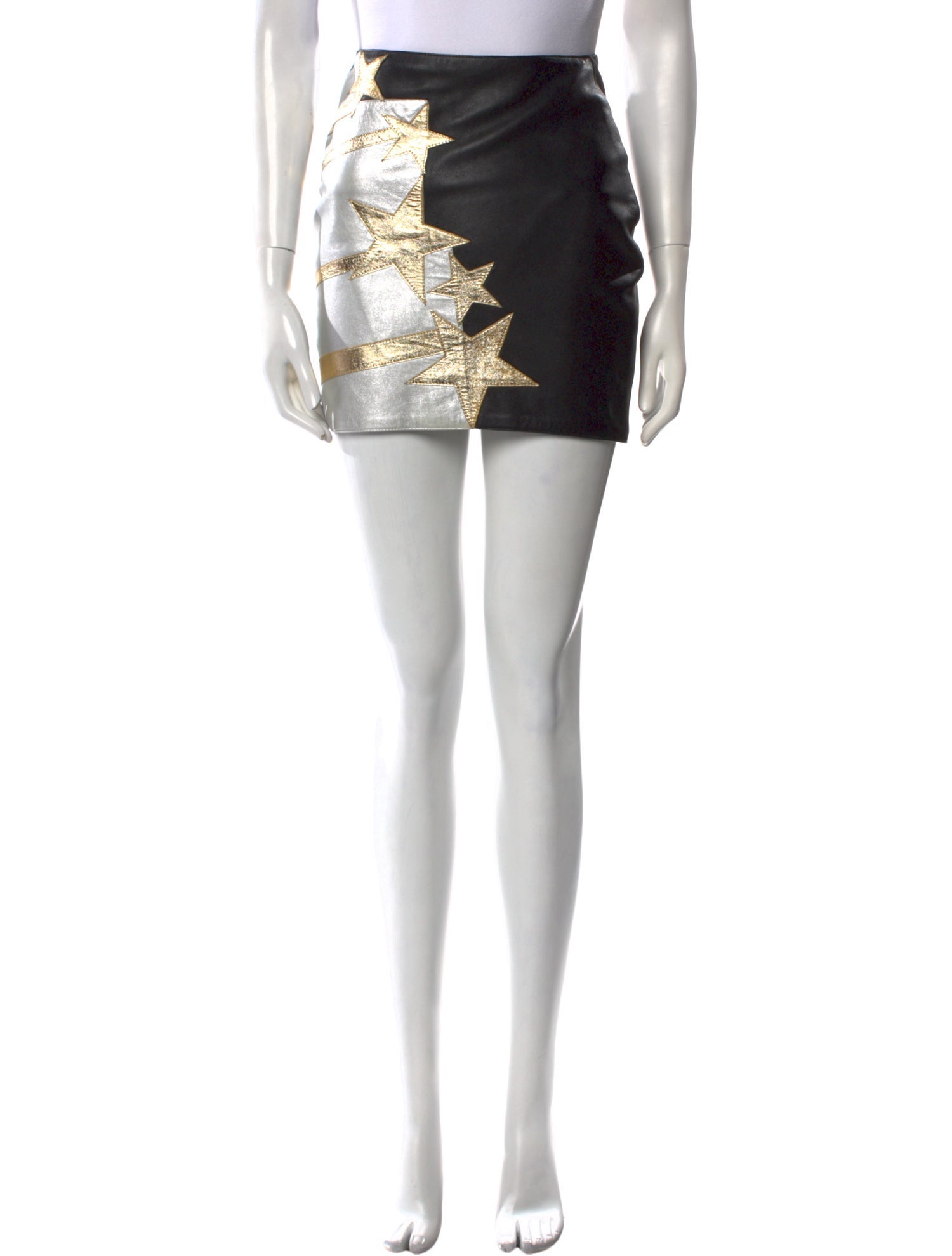Faith Connexion Leather Mini Skirt