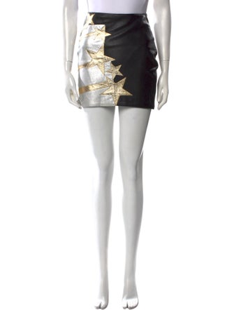 Faith Connexion Leather Mini Skirt