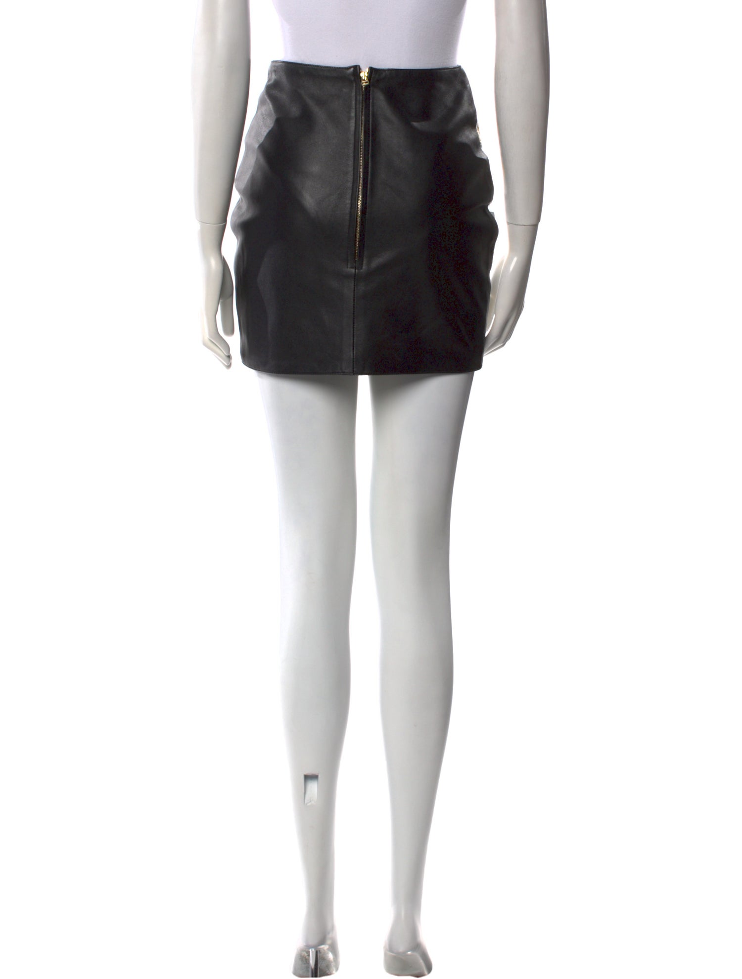 Faith Connexion Leather Mini Skirt