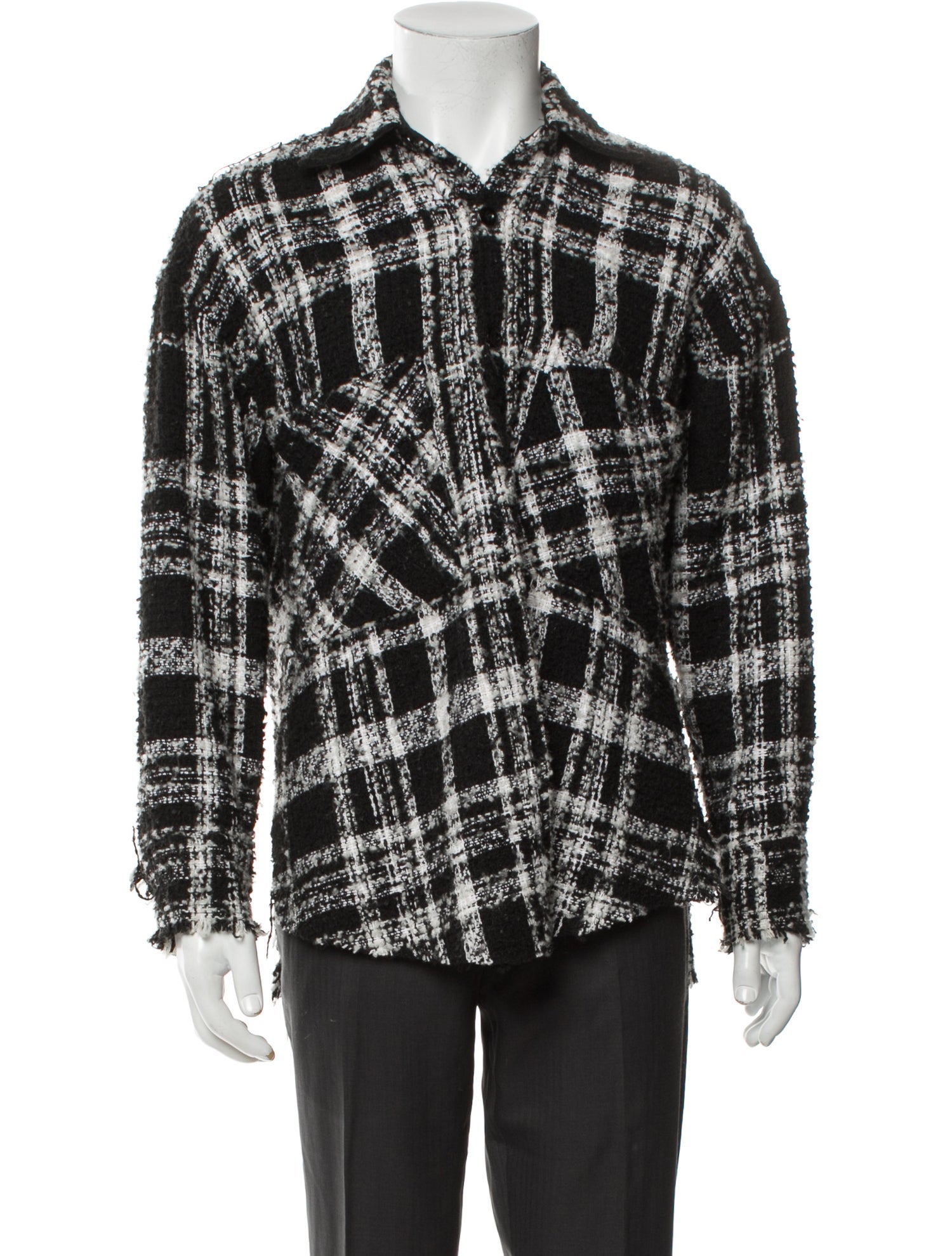 Faith Connexion Plaid Print Jacket