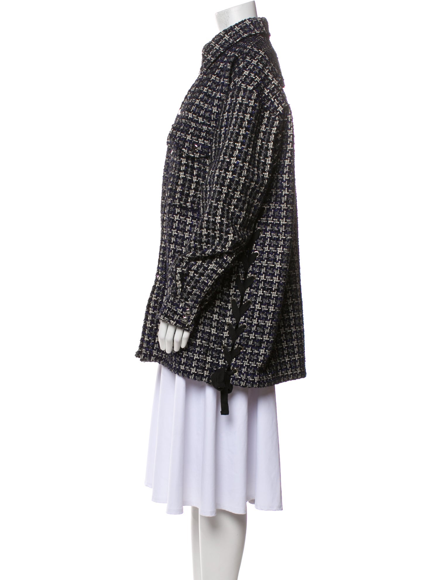Faith Connexion Tweed Pattern Jacket