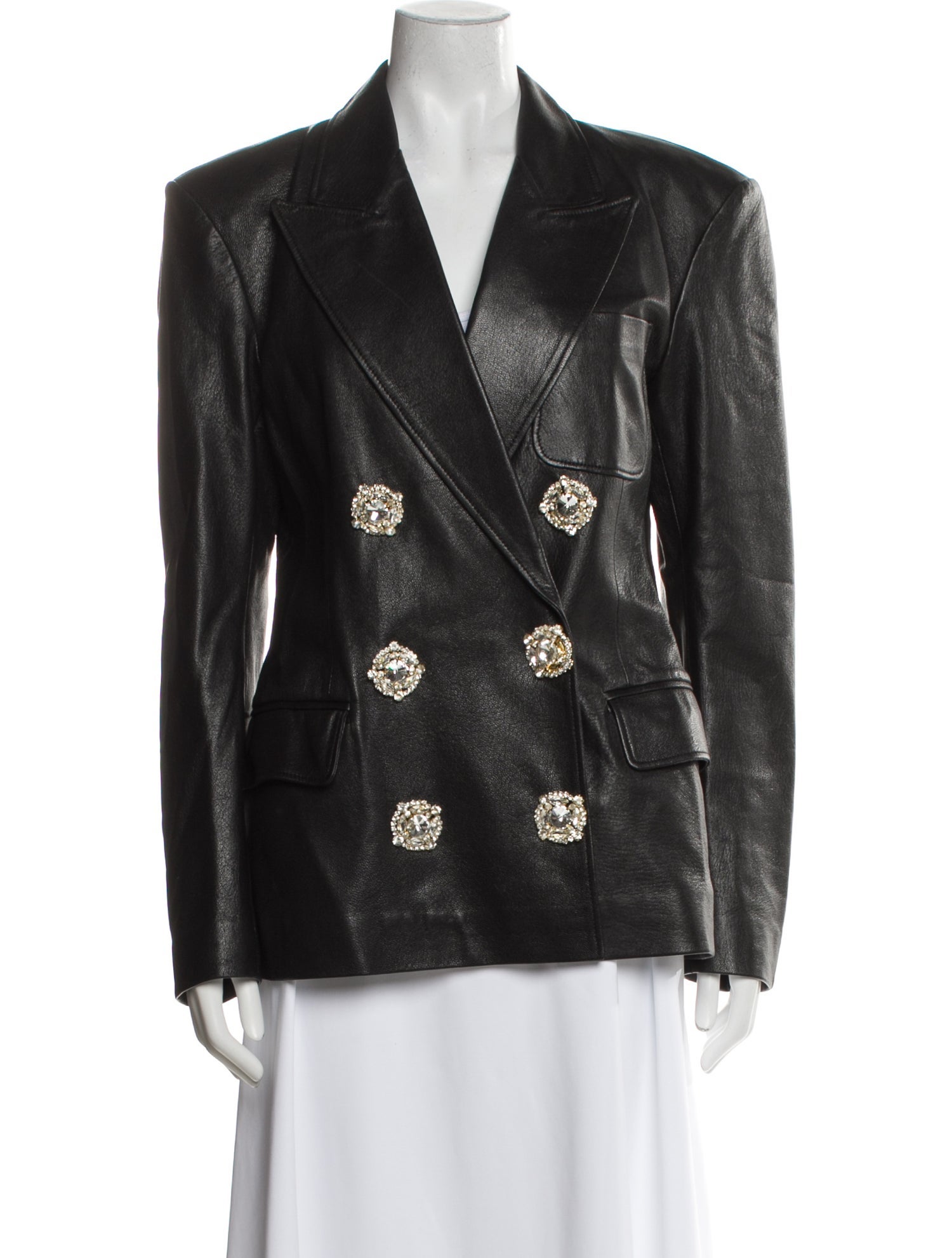 Faith Connexion Leather Blazer