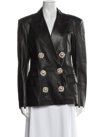 Faith Connexion Leather Blazer