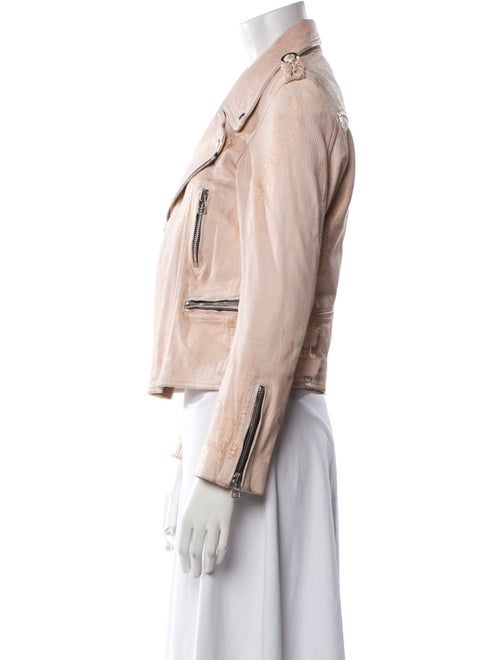 Faith Connexion Lamb Leather Biker Jacket