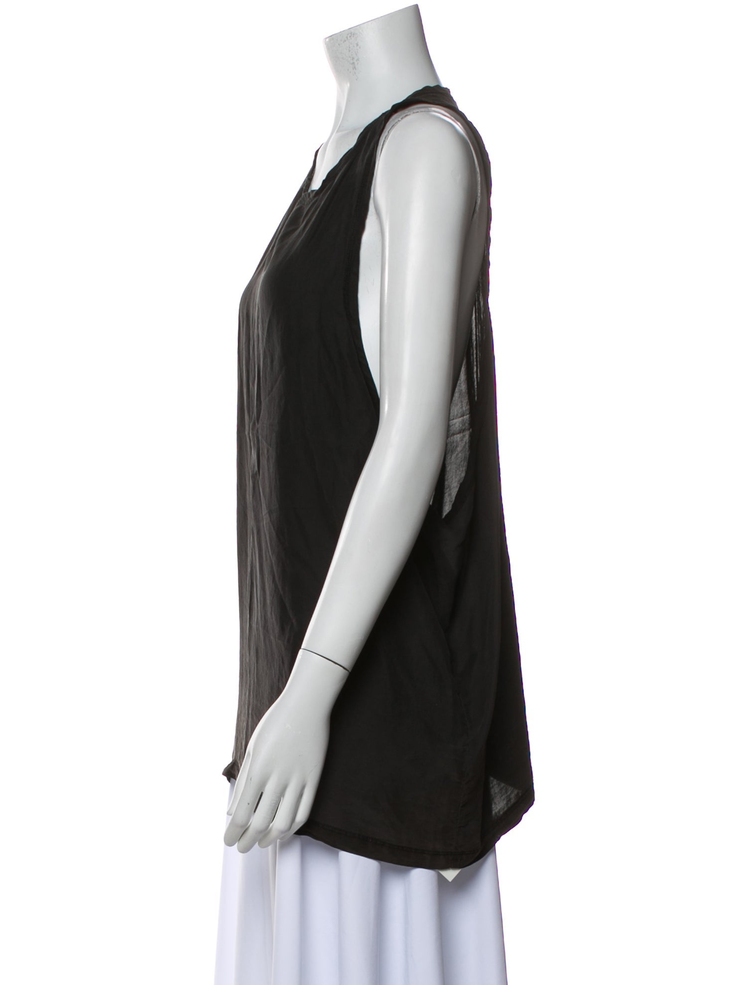 Faith Connexion Silk Scoop Neck Top