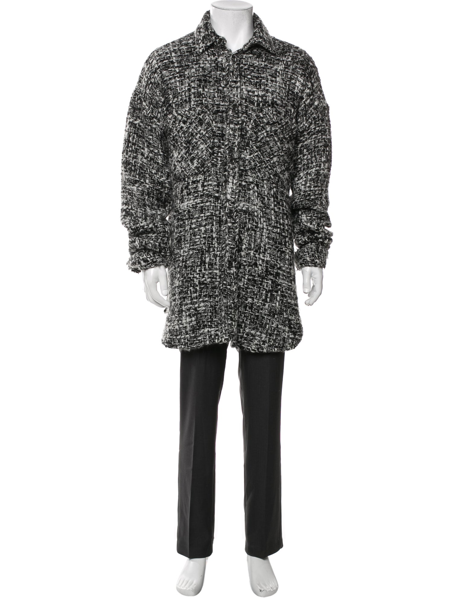 Faith Connexion Tweed Pattern Parka