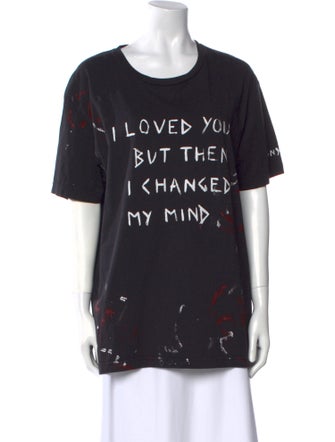 Faith Connexion Graphic Print Crew Neck T-Shirt