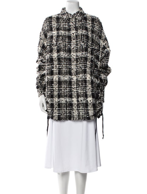 Faith Connexion Plaid Print Coat