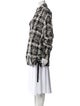 Faith Connexion Plaid Print Coat
