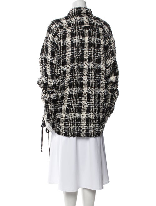 Faith Connexion Plaid Print Coat