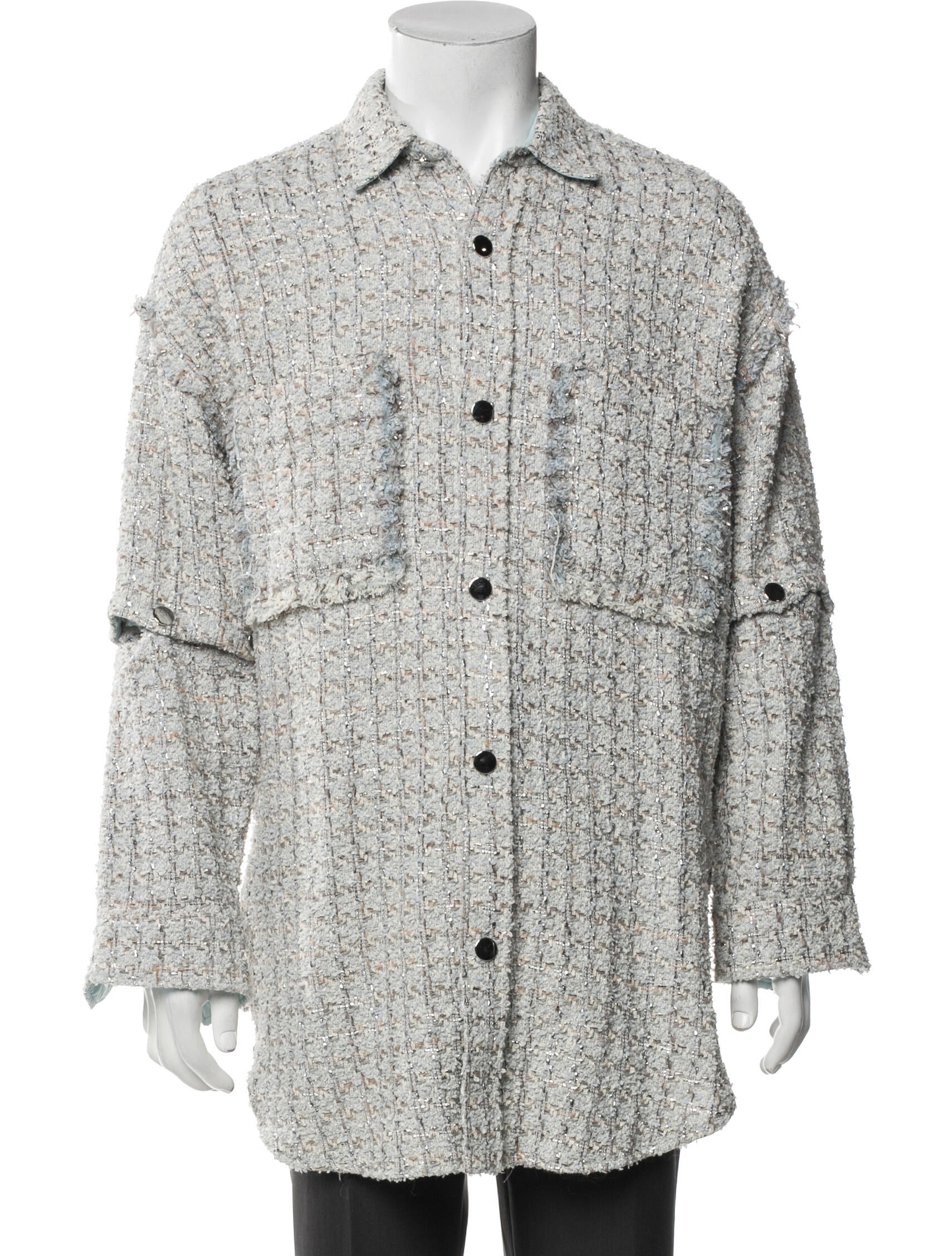 Faith Connexion Tweed Pattern Parka