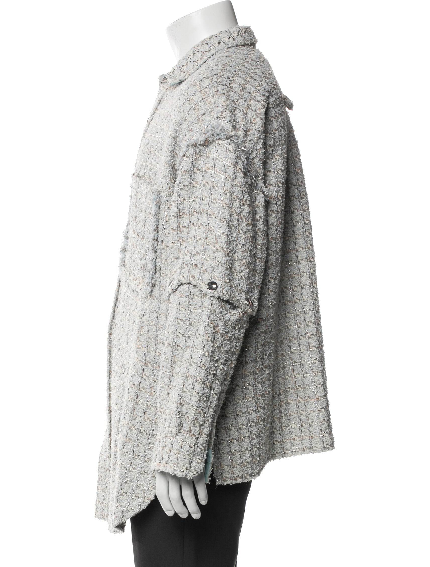 Faith Connexion Tweed Pattern Parka