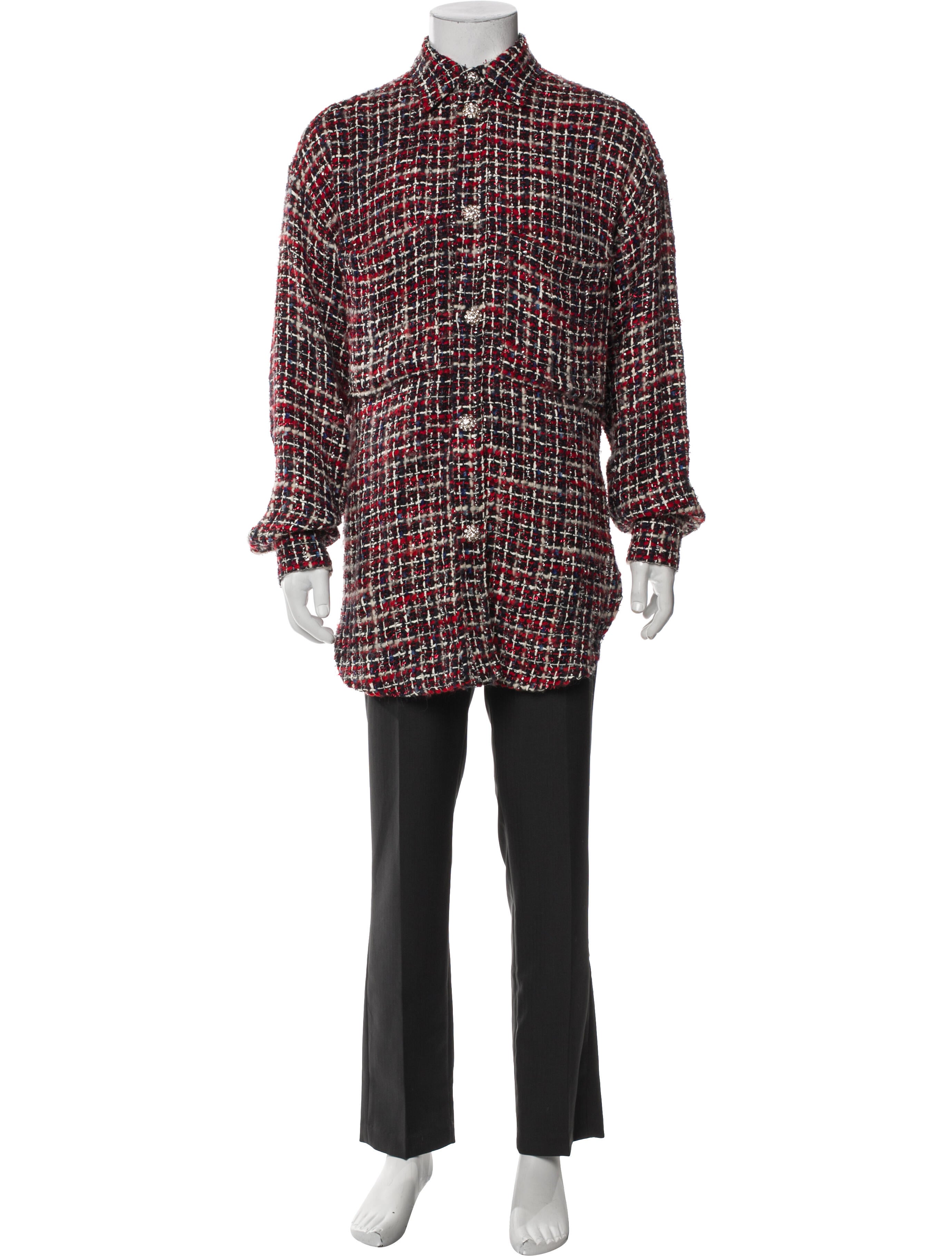 Faith Connexion Tweed Pattern Poncho