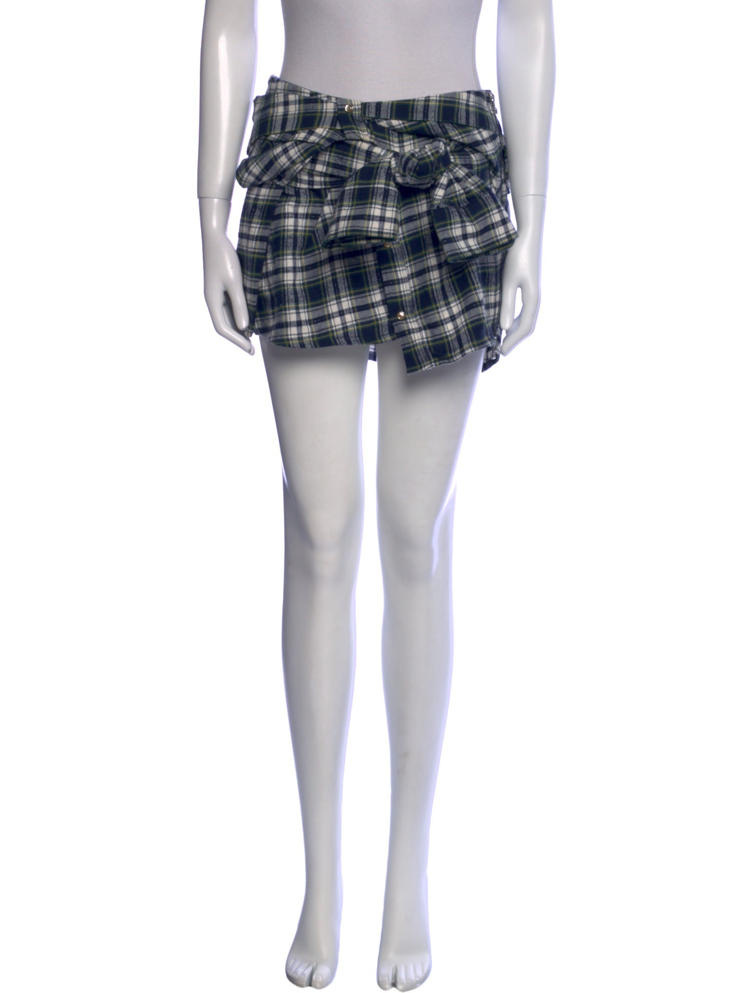 Faith Connexion Plaid Print Mini Skirt w/ Tags