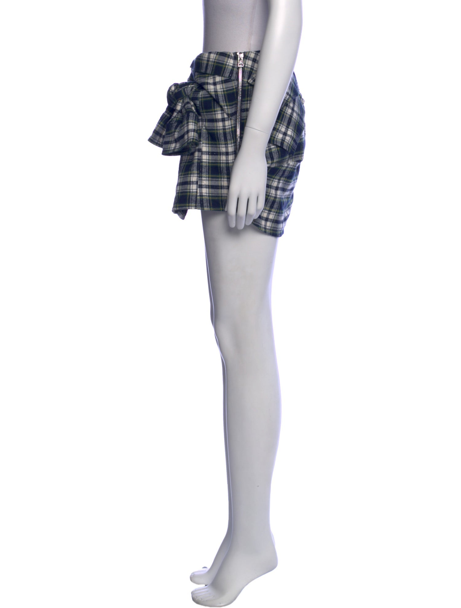 Faith Connexion Plaid Print Mini Skirt w/ Tags