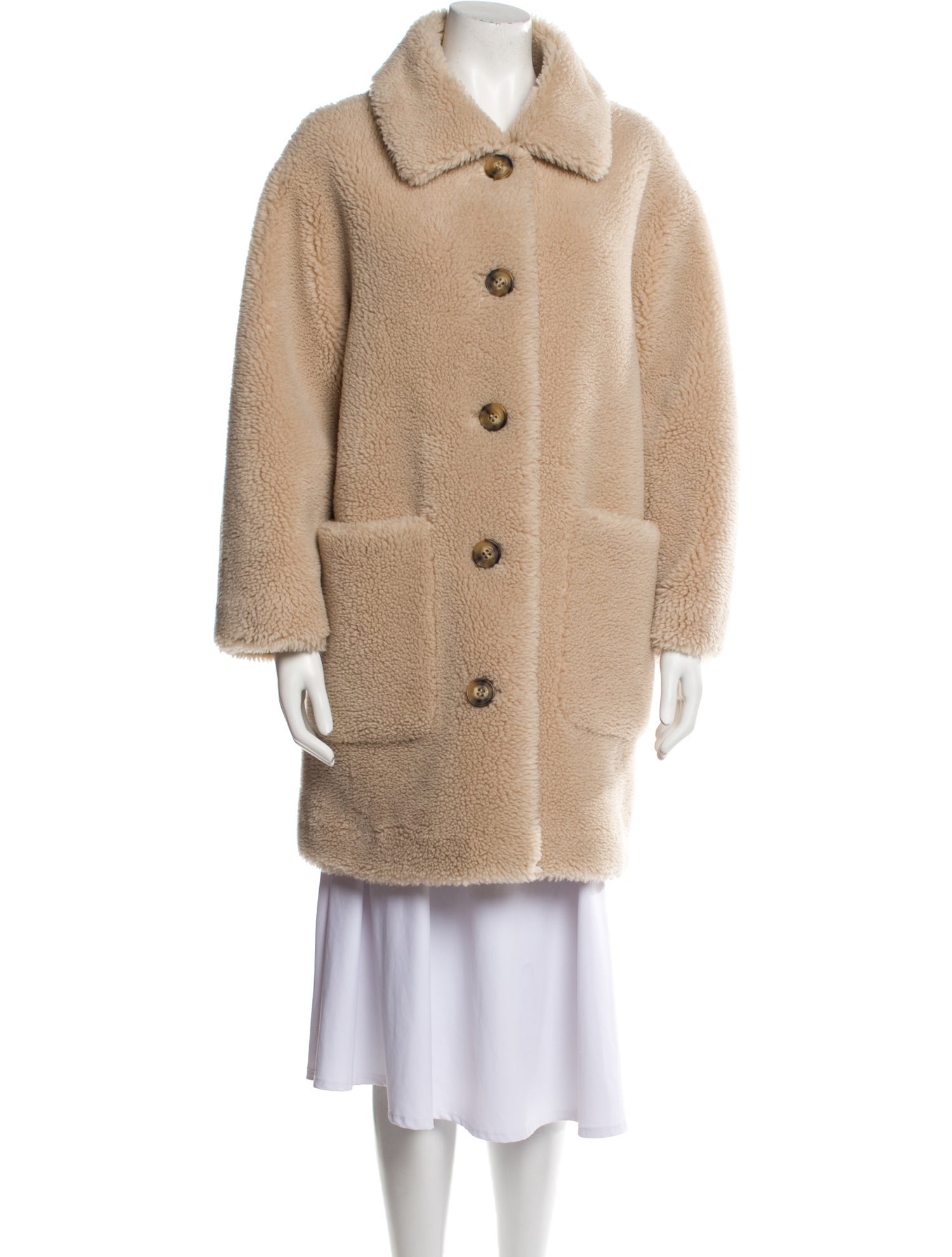 Forte Cashmere Faux Fur Coat