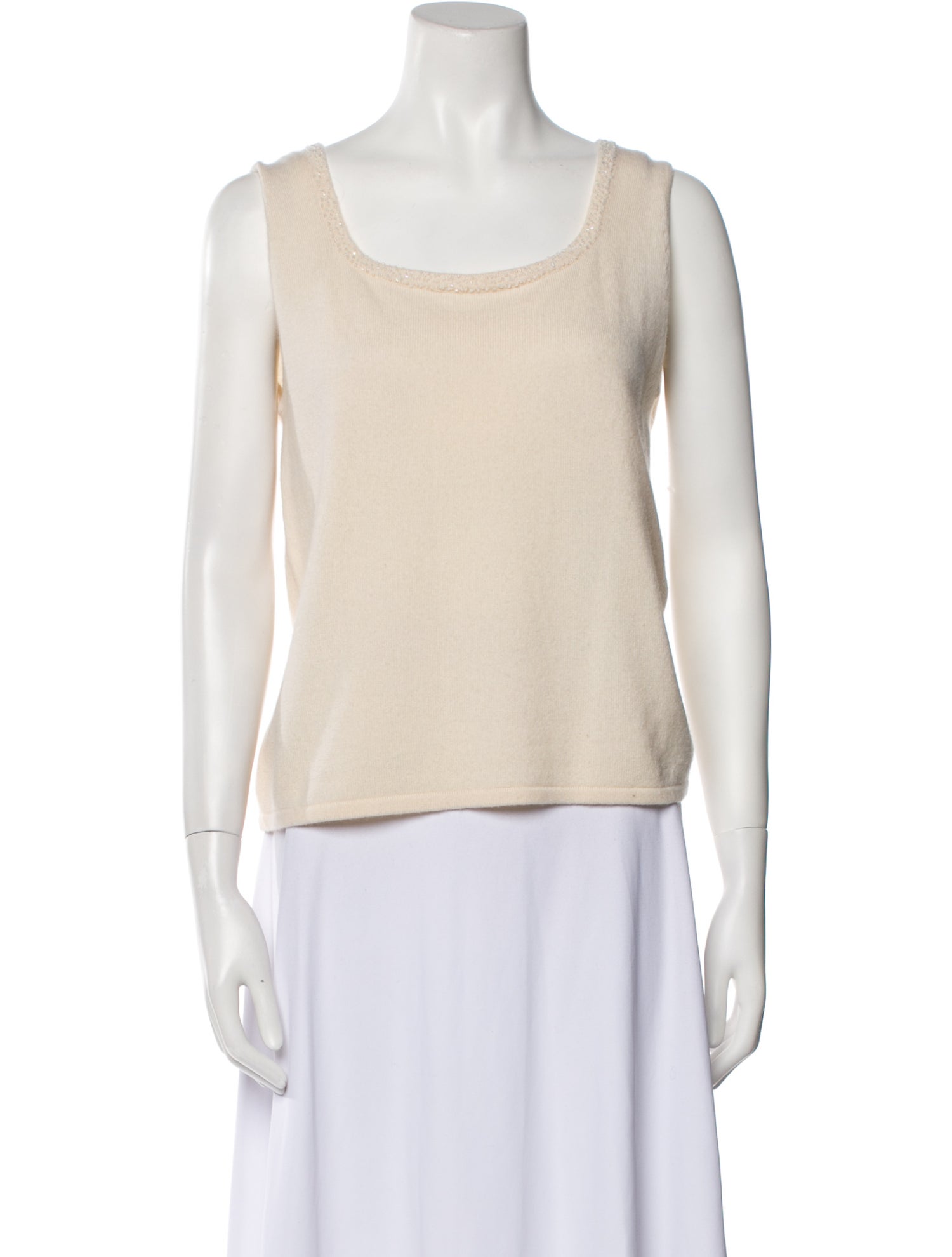 Forte Cashmere Cashmere Scoop Neck Top