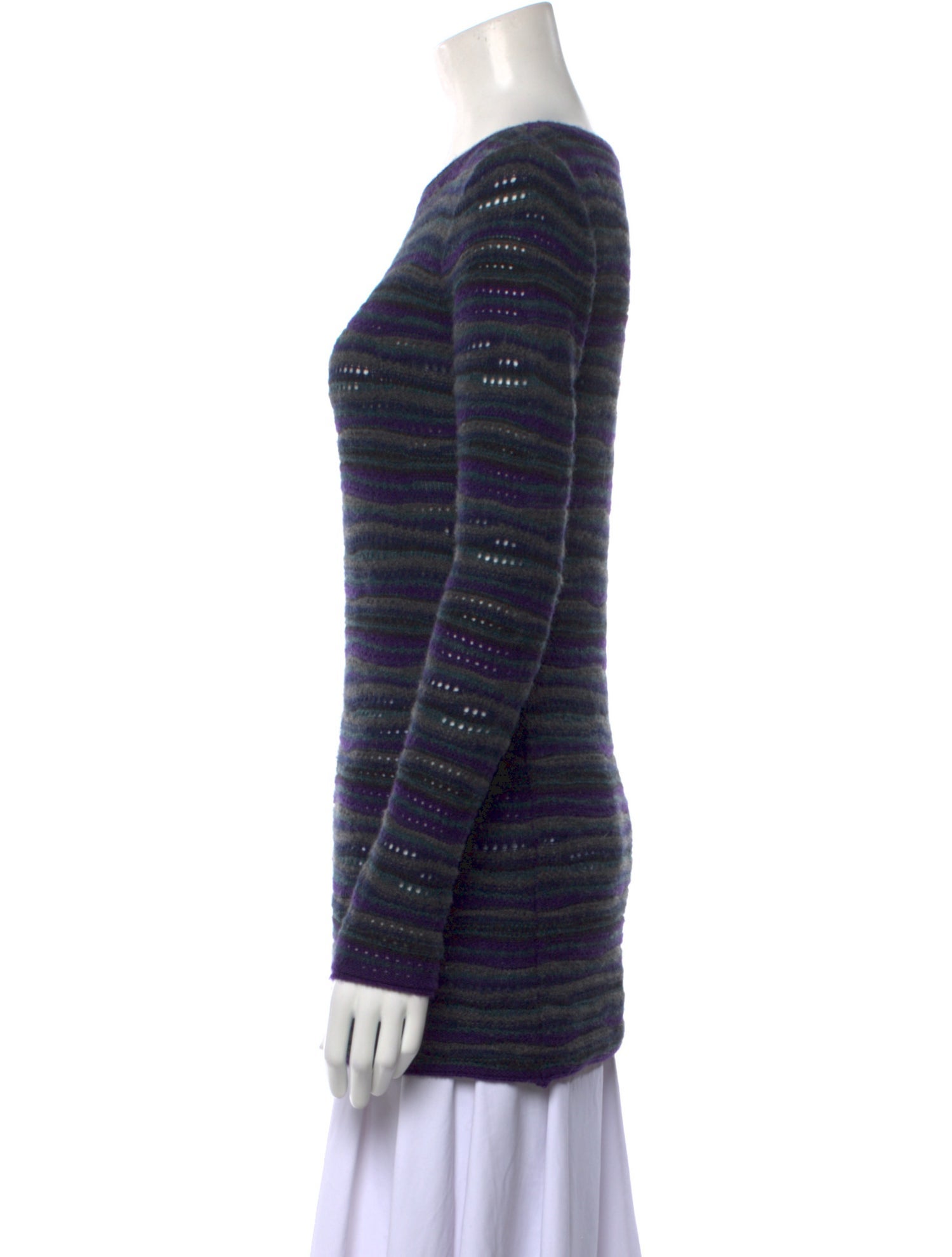 Forte Cashmere Cashmere Striped Sweater