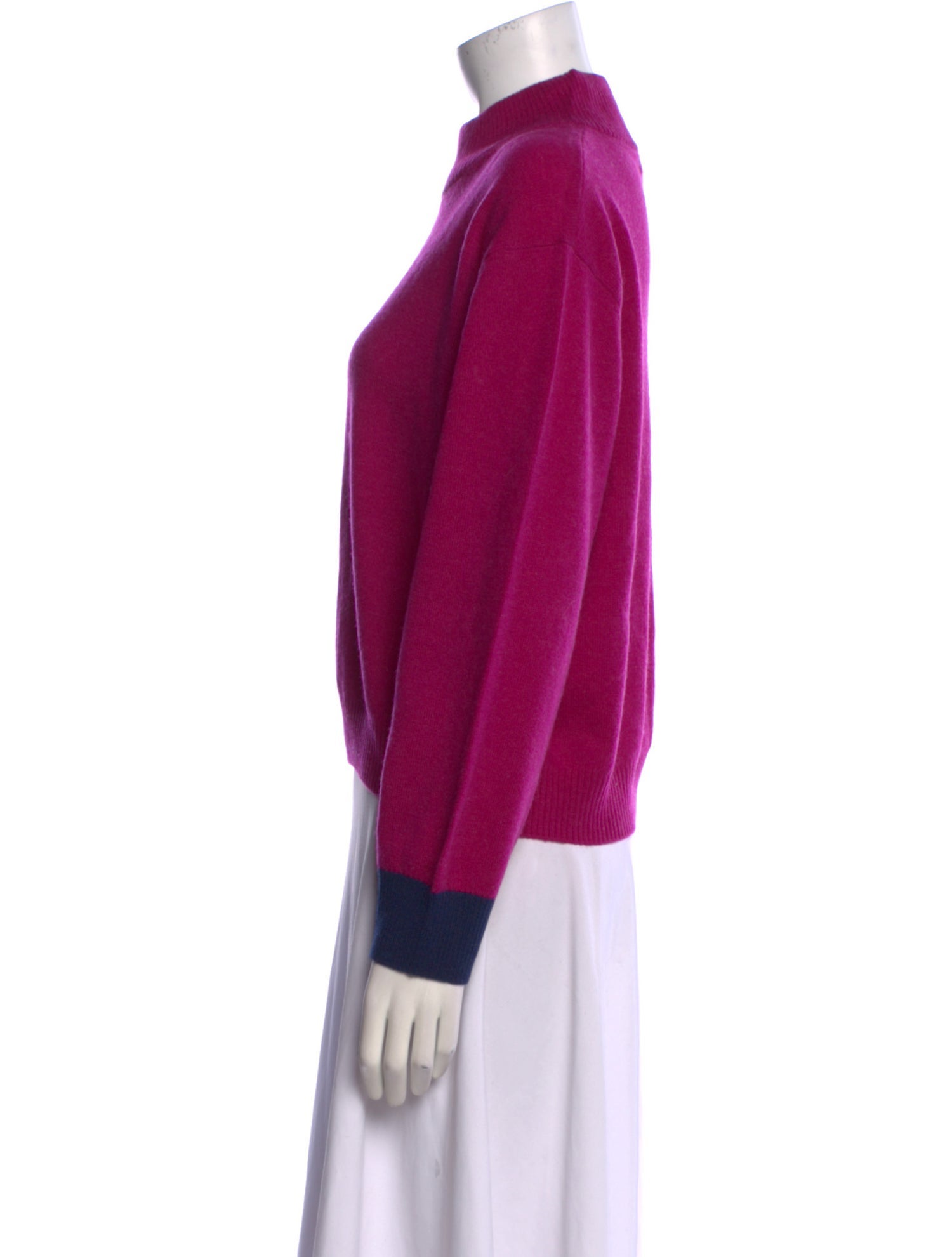 Forte Cashmere Cashmere Mock Neck Sweater