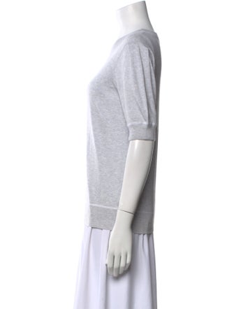 Forte Cashmere Crew Neck Short Sleeve T-Shirt