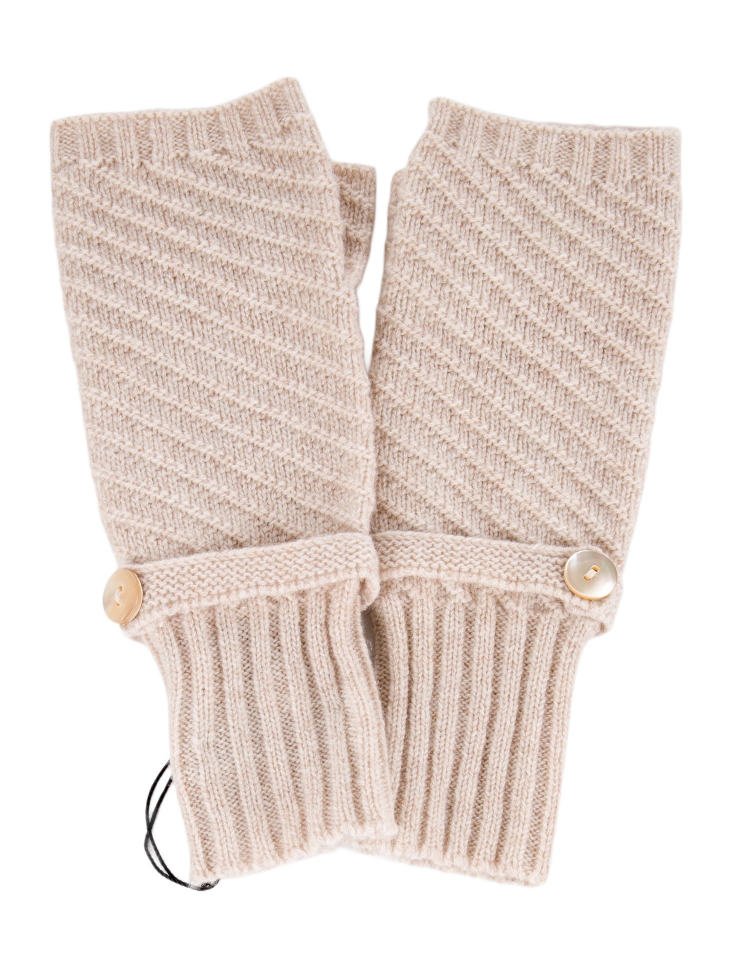Forte Cashmere Cashmere Finger Tipless Gloves One Size w/Tags