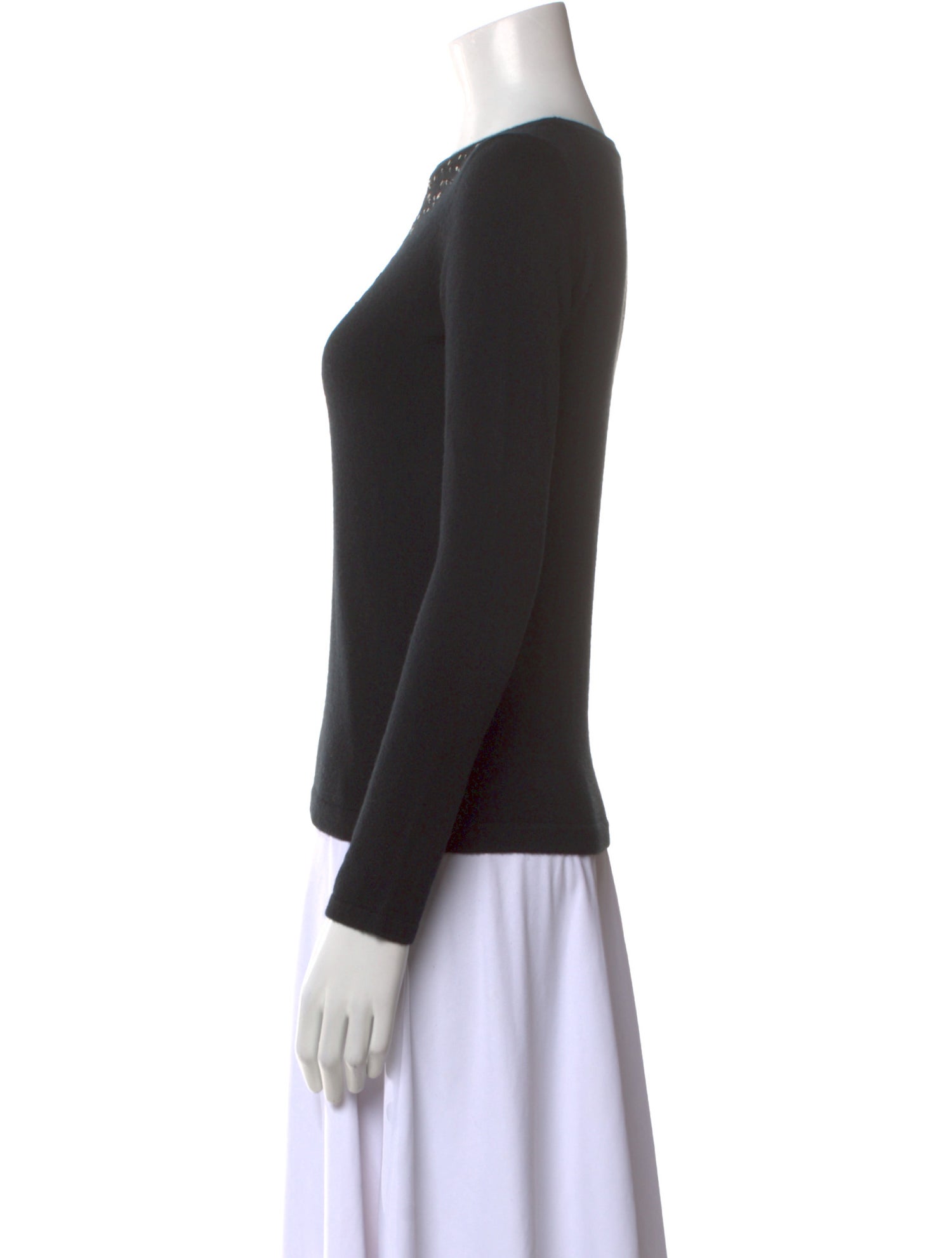 Forte Cashmere Cashmere Bateau Neckline Sweater